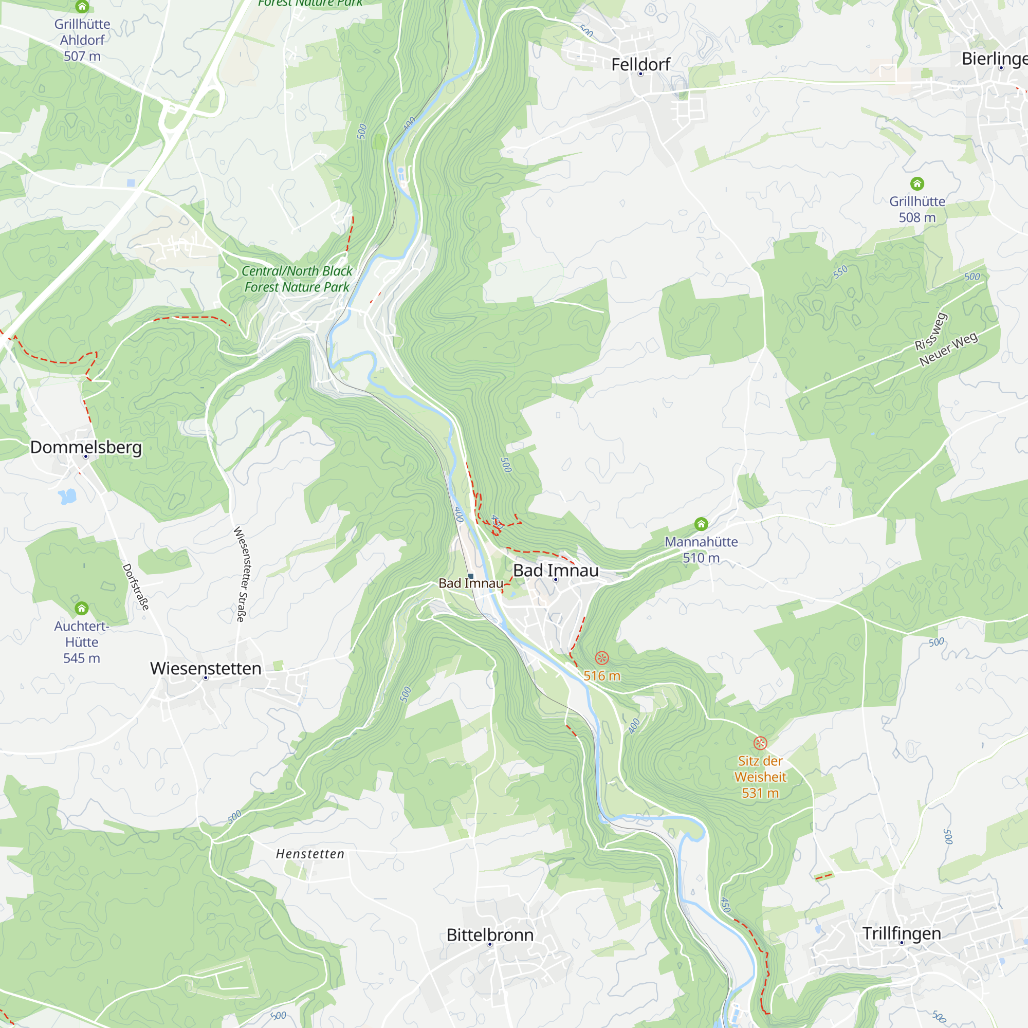 Hütte Laibertalblick map