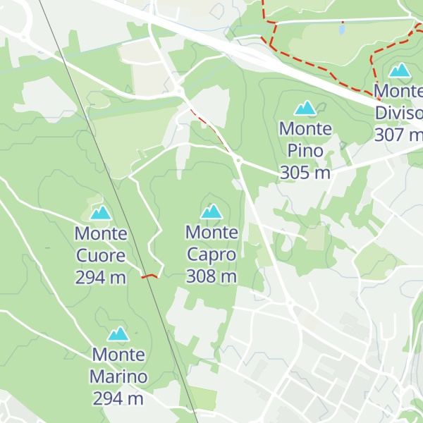 Map of Monte Capro