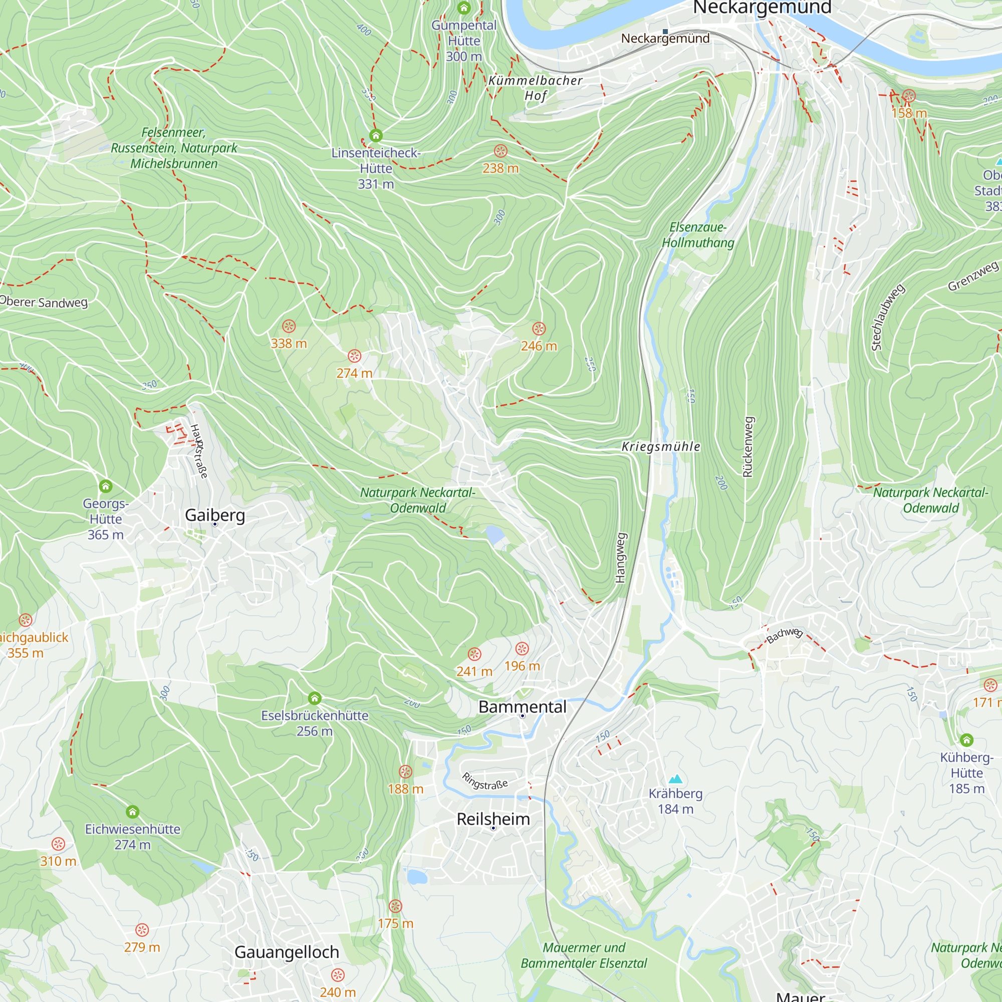 Michel's Hütte map