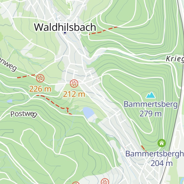 Map of Michel's Hütte