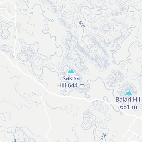 Map of Kakisa Hill