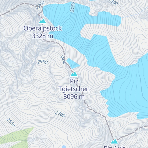 Map of Piz Tgietschen