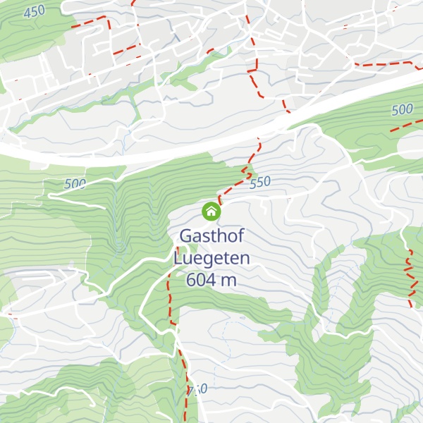 Map of Gasthof Luegeten