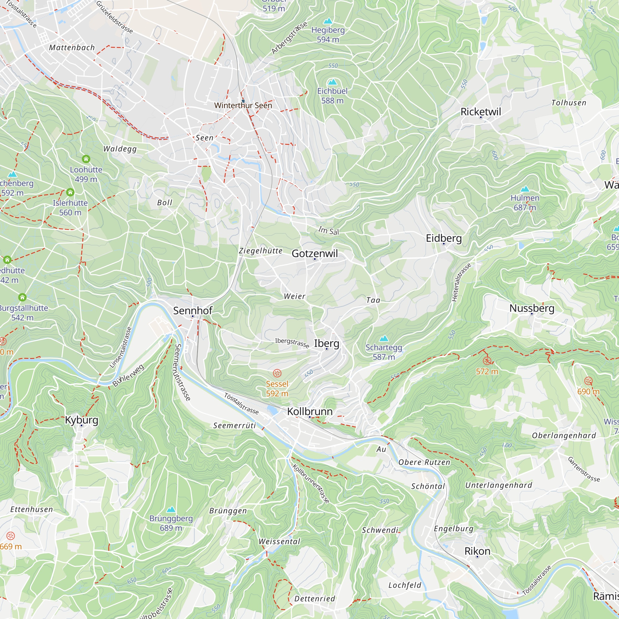 Sennhütte map