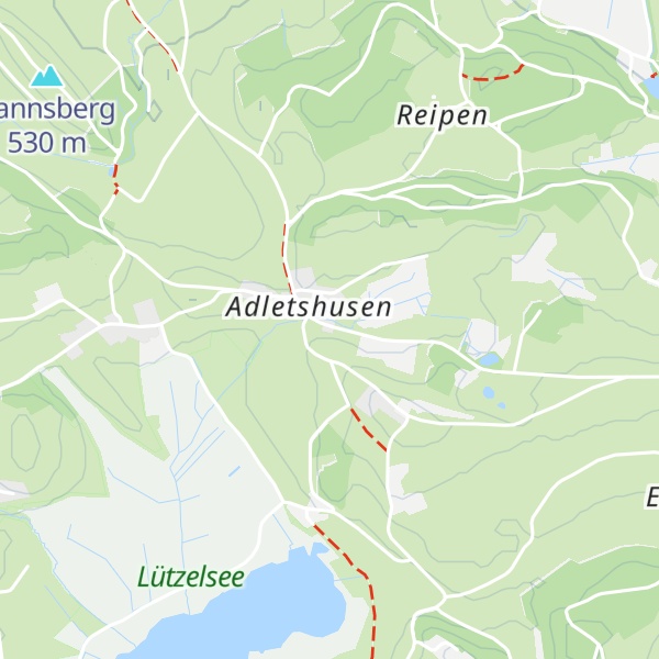 Map of Sennhütte Adletshusen 1870–1978