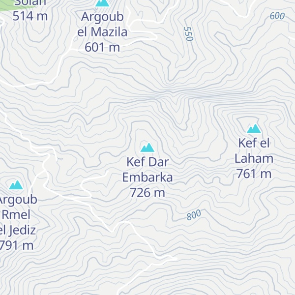 Map of Kef Dar Embarka