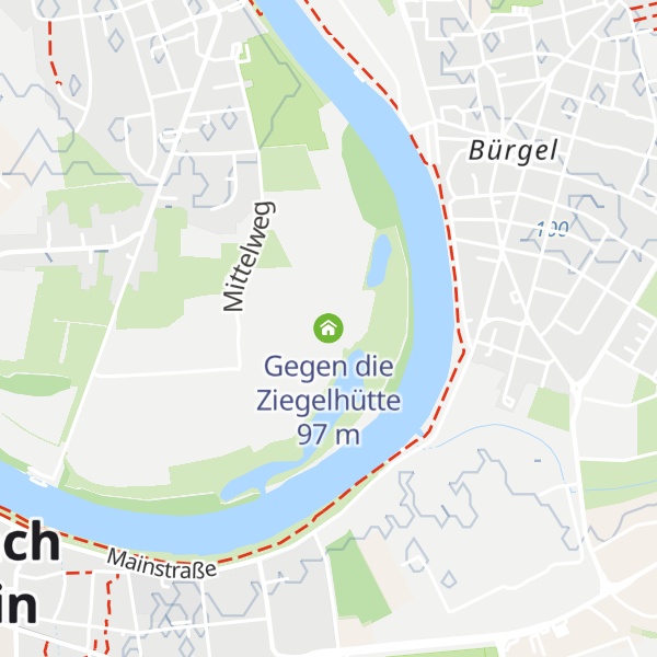 Map of Gegen die Ziegelhütte