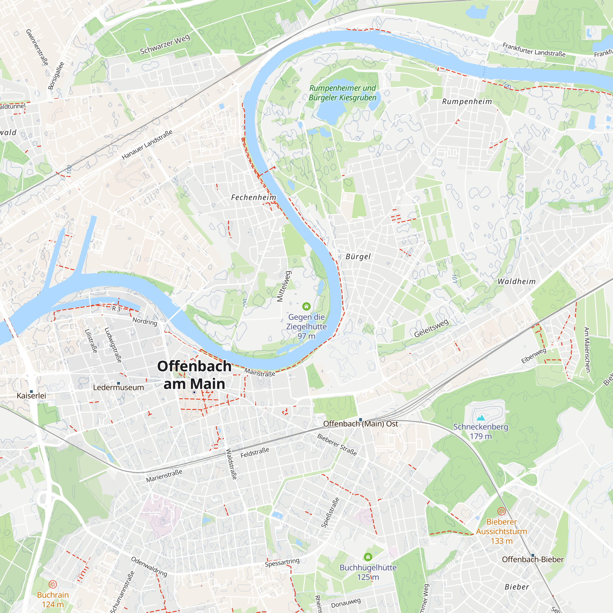 Gegen die Ziegelhütte map