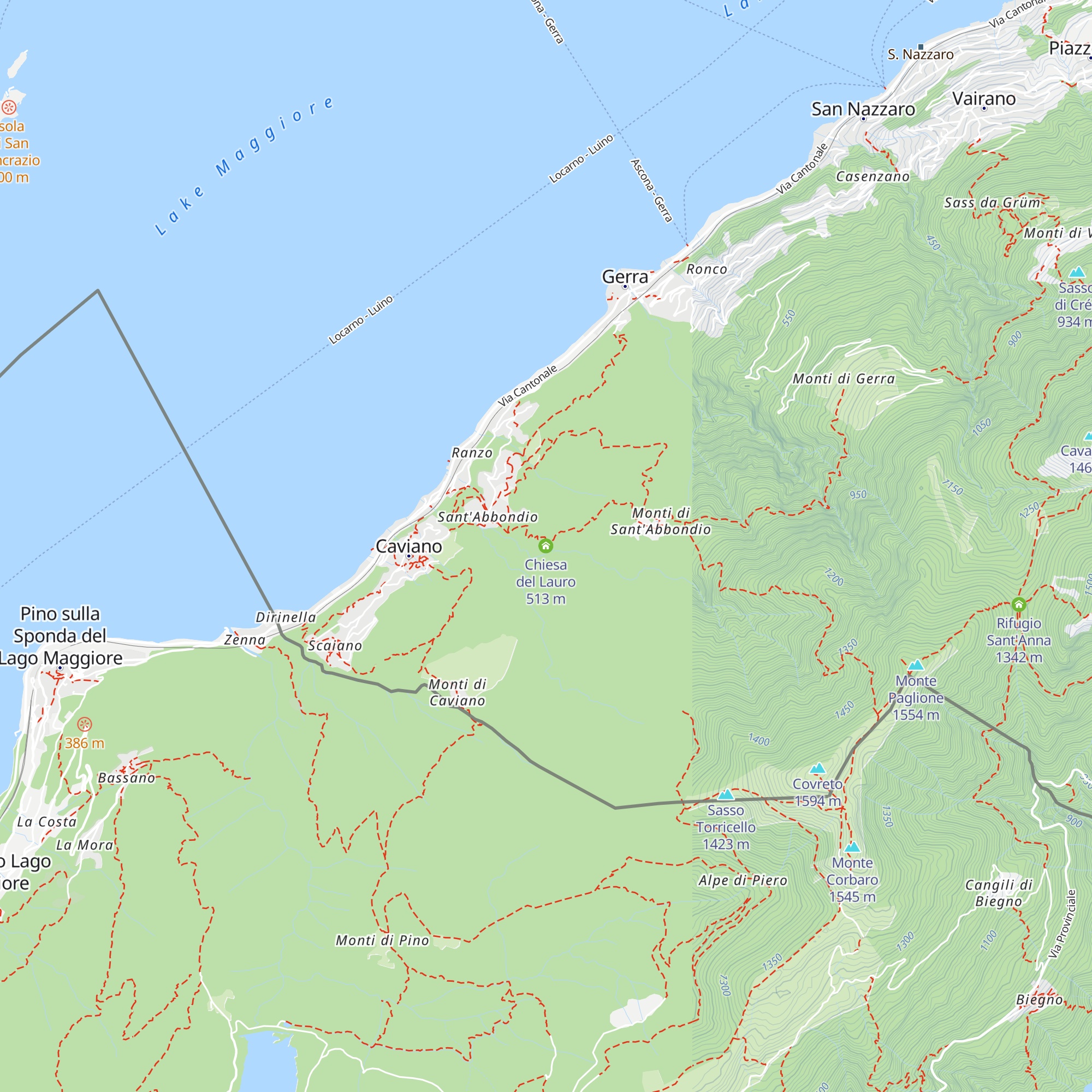 Chiesa del Lauro map
