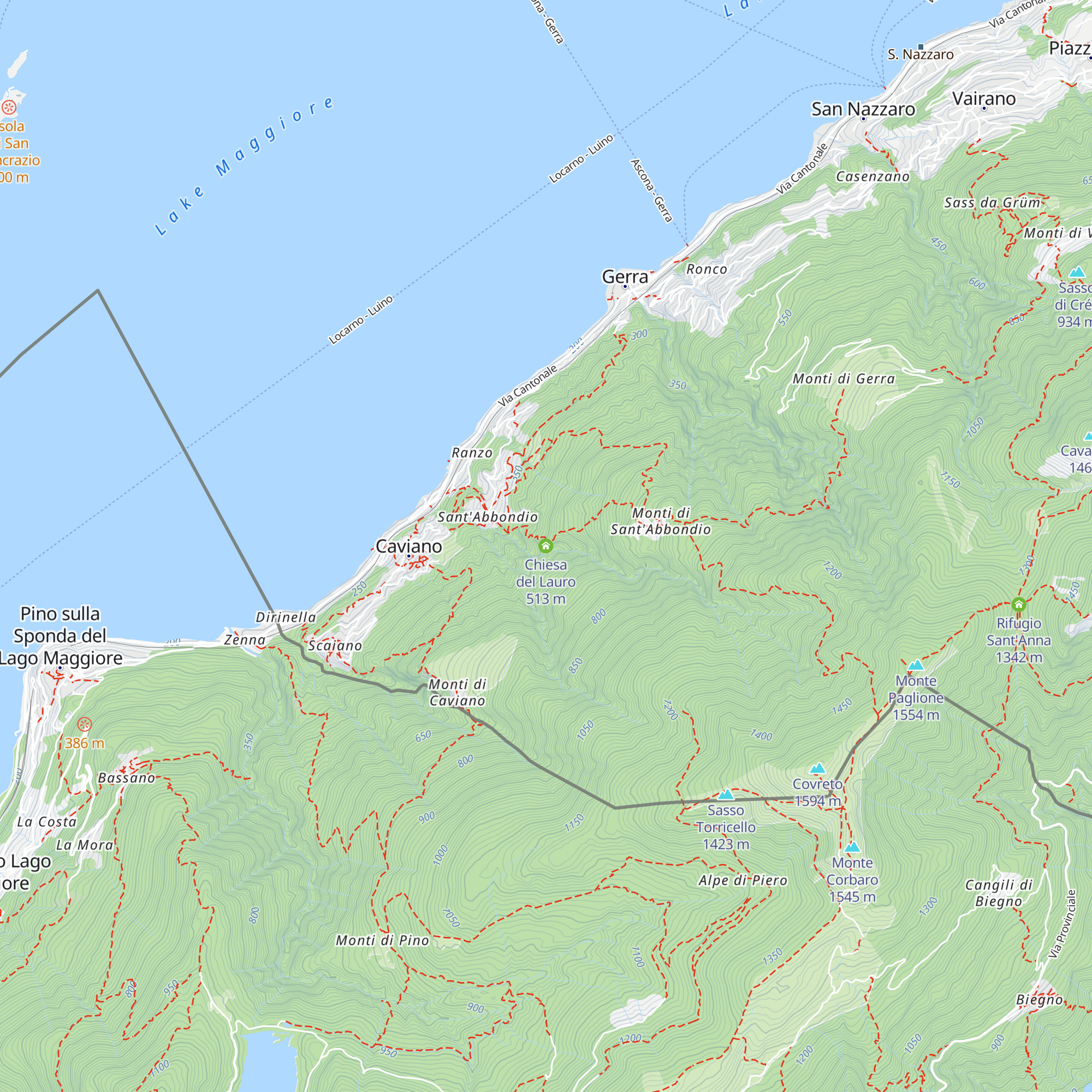 Chiesa del Lauro map
