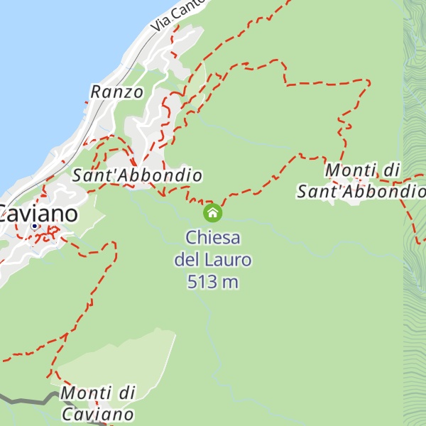 Map of Chiesa del Lauro