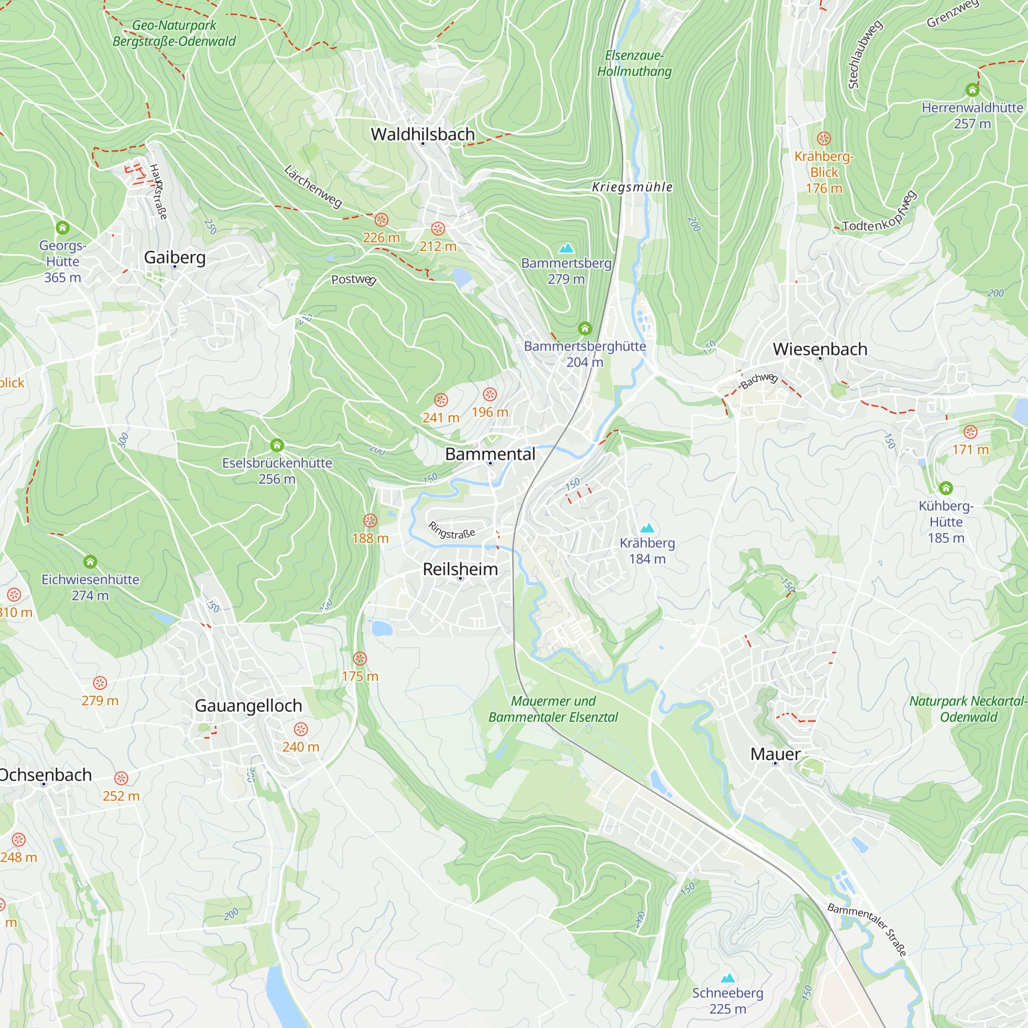 Berghaus map