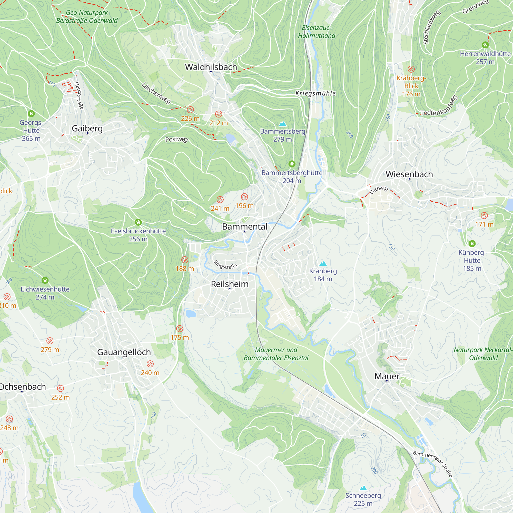 Berghaus map