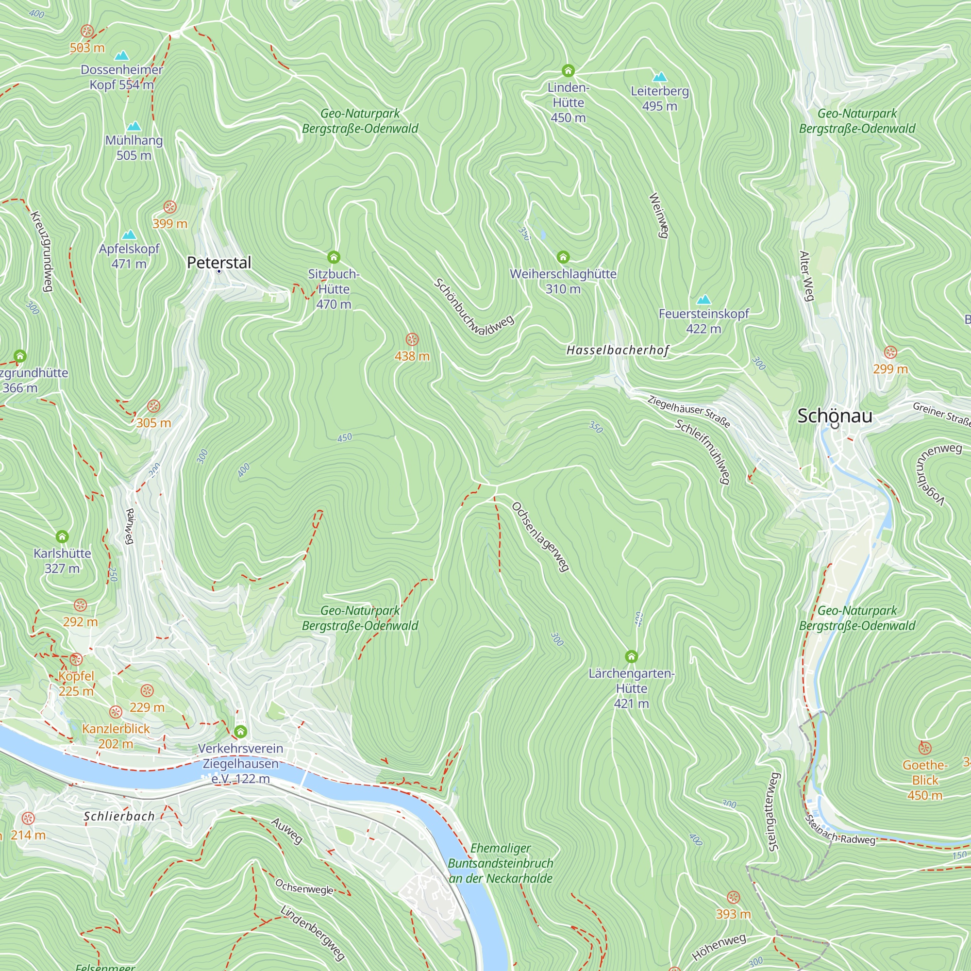 Münchelhütte map
