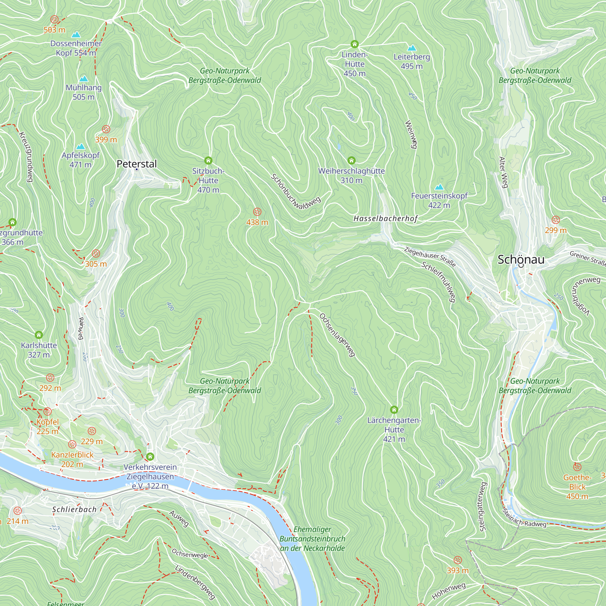 Münchelhütte map