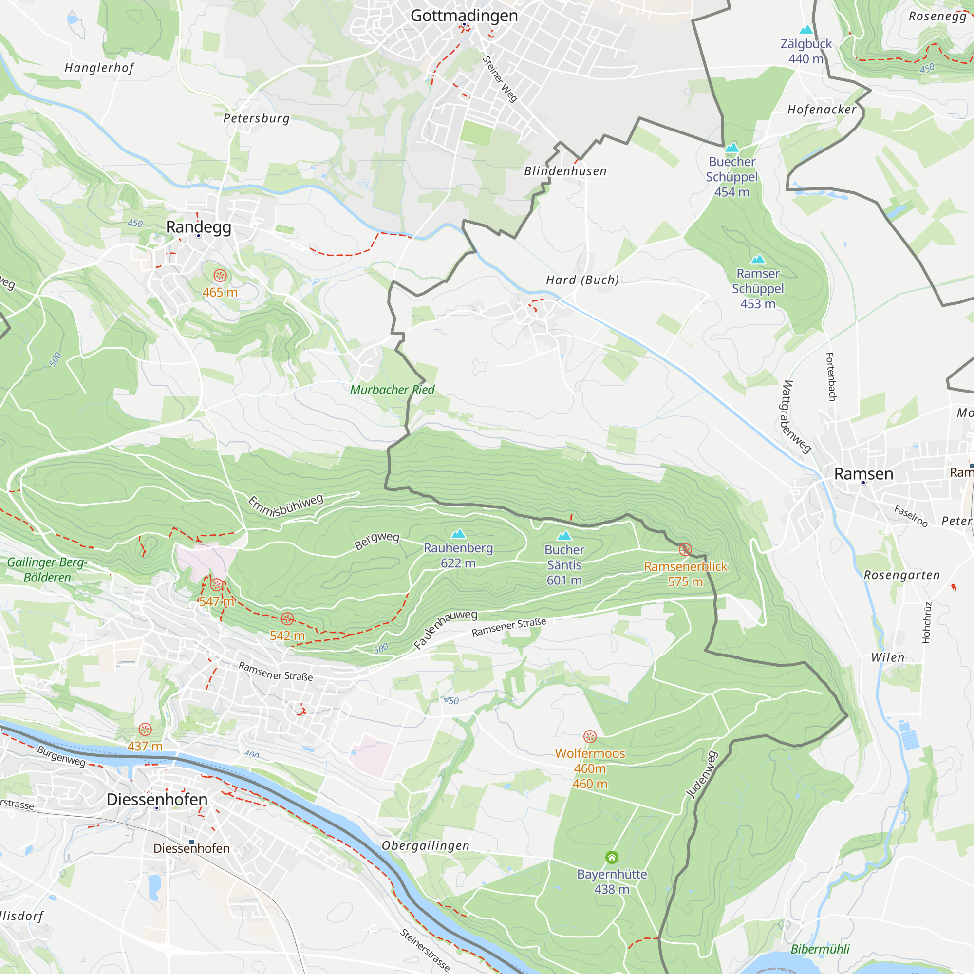 Jägerhütte map