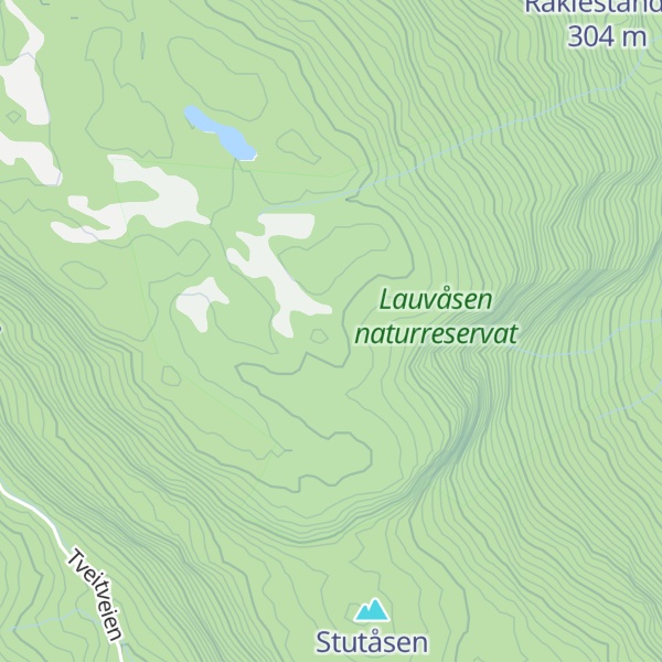 Map of Fossfjell
