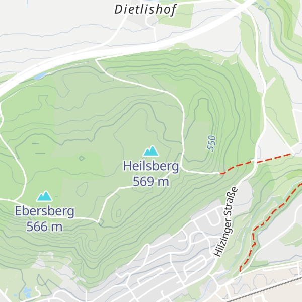 Map of Heilsberg