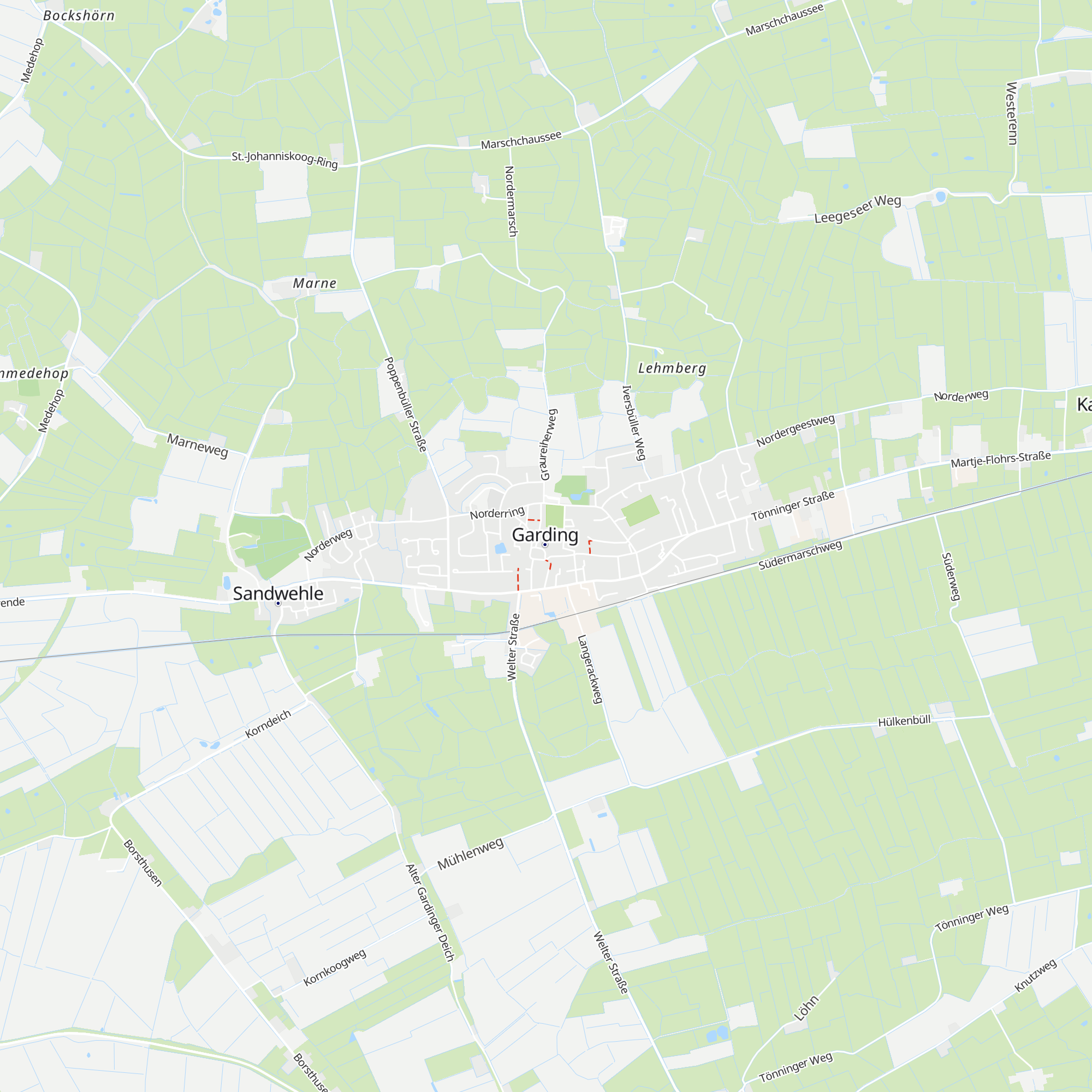 Touristinformation Garding map