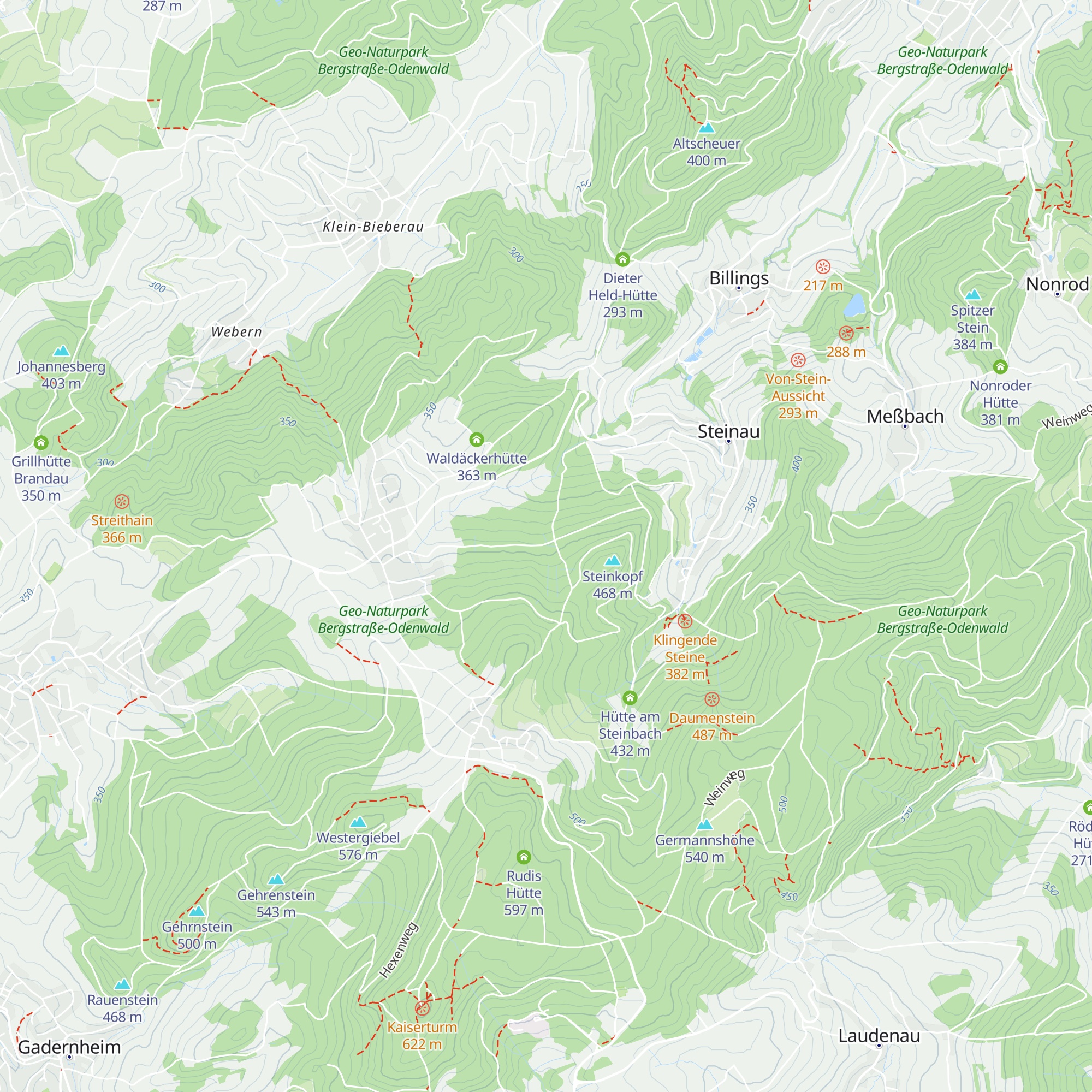 Marienteich-Hütte map