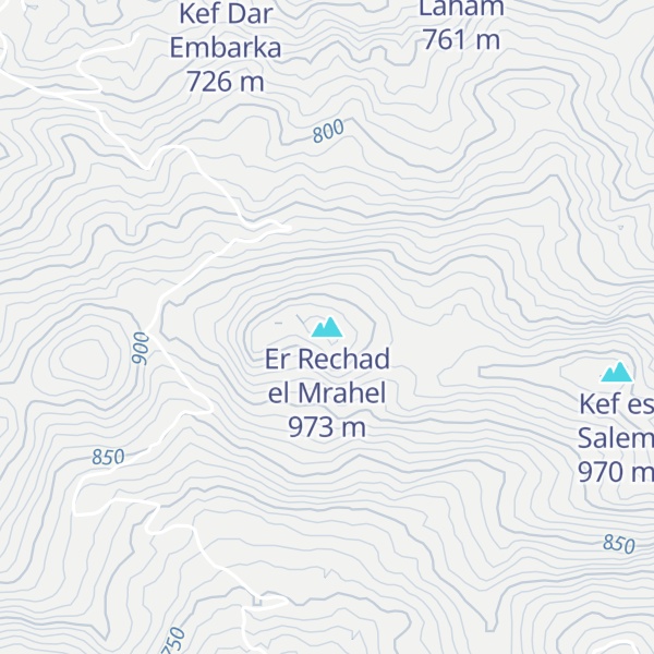 Map of Er Rechad el Mrahel