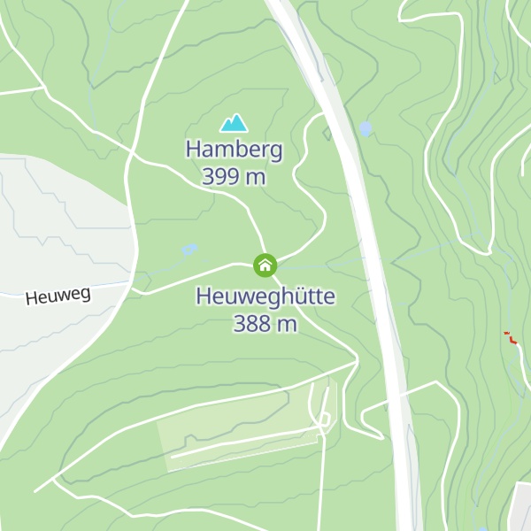 Map of Heuweghütte