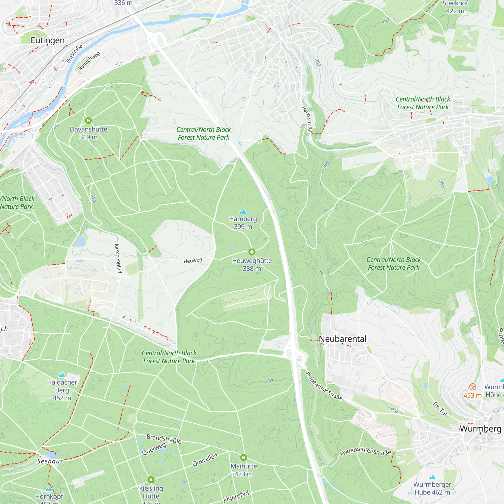 Heuweghütte map