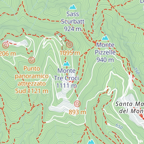 Map of Belvedere