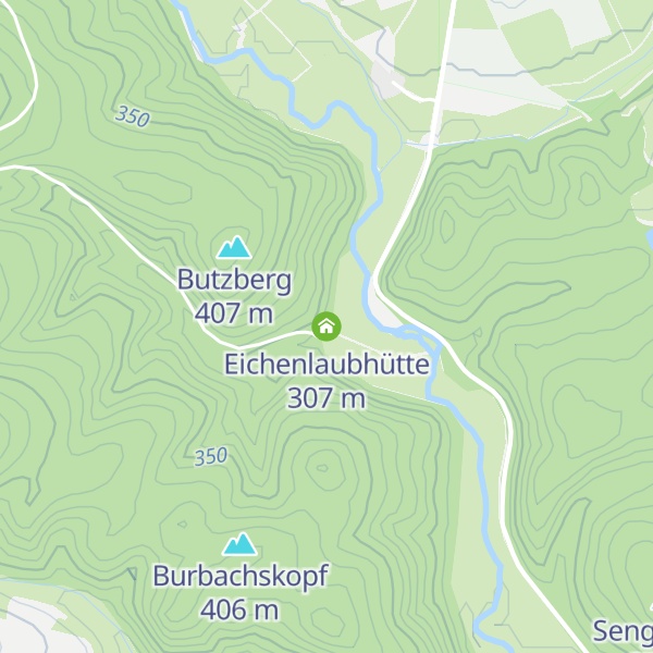 Map of Eichenlaubhütte