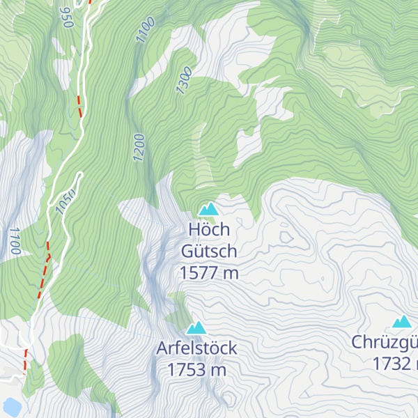 Map of Höch Gütsch