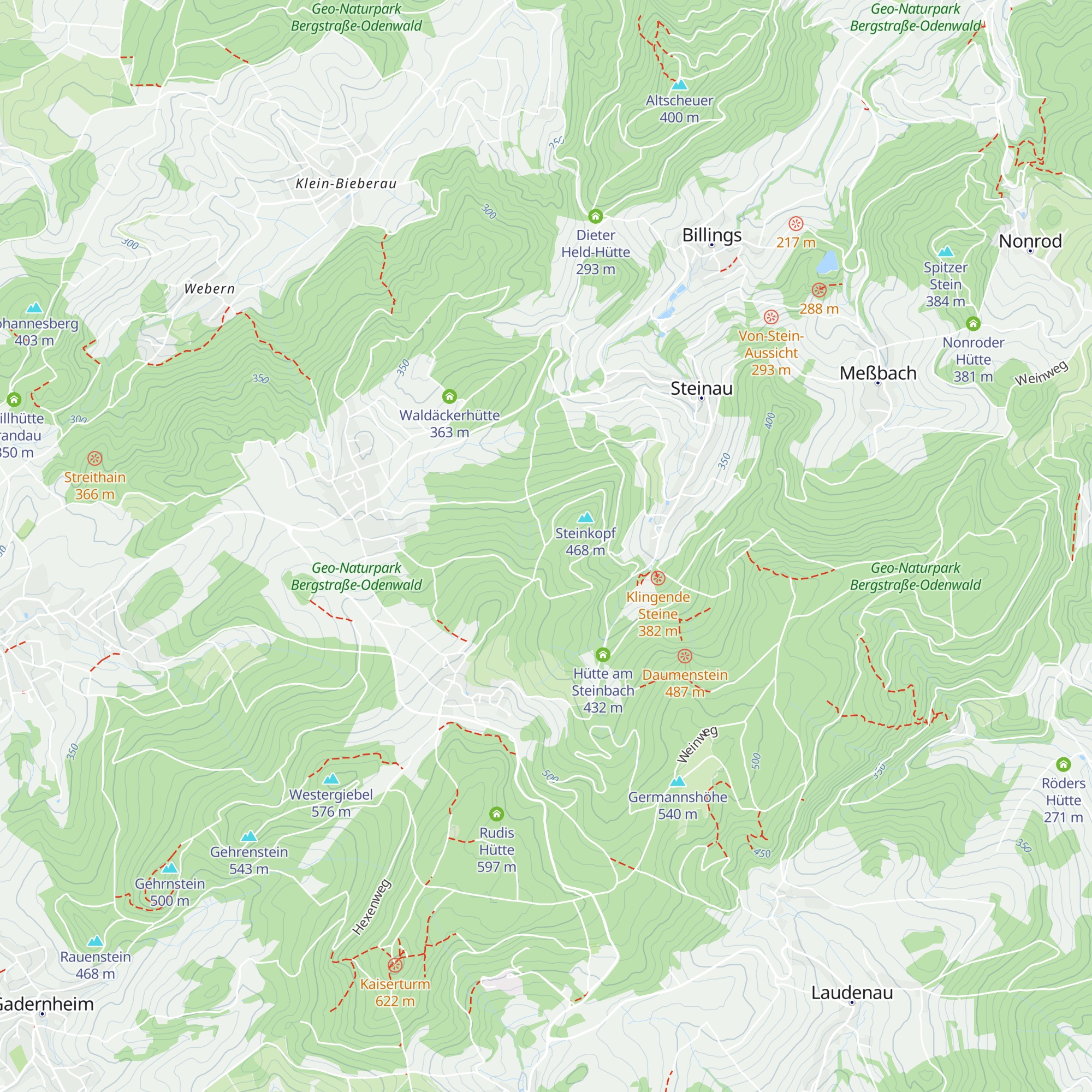 Steinkopf-Hütte map