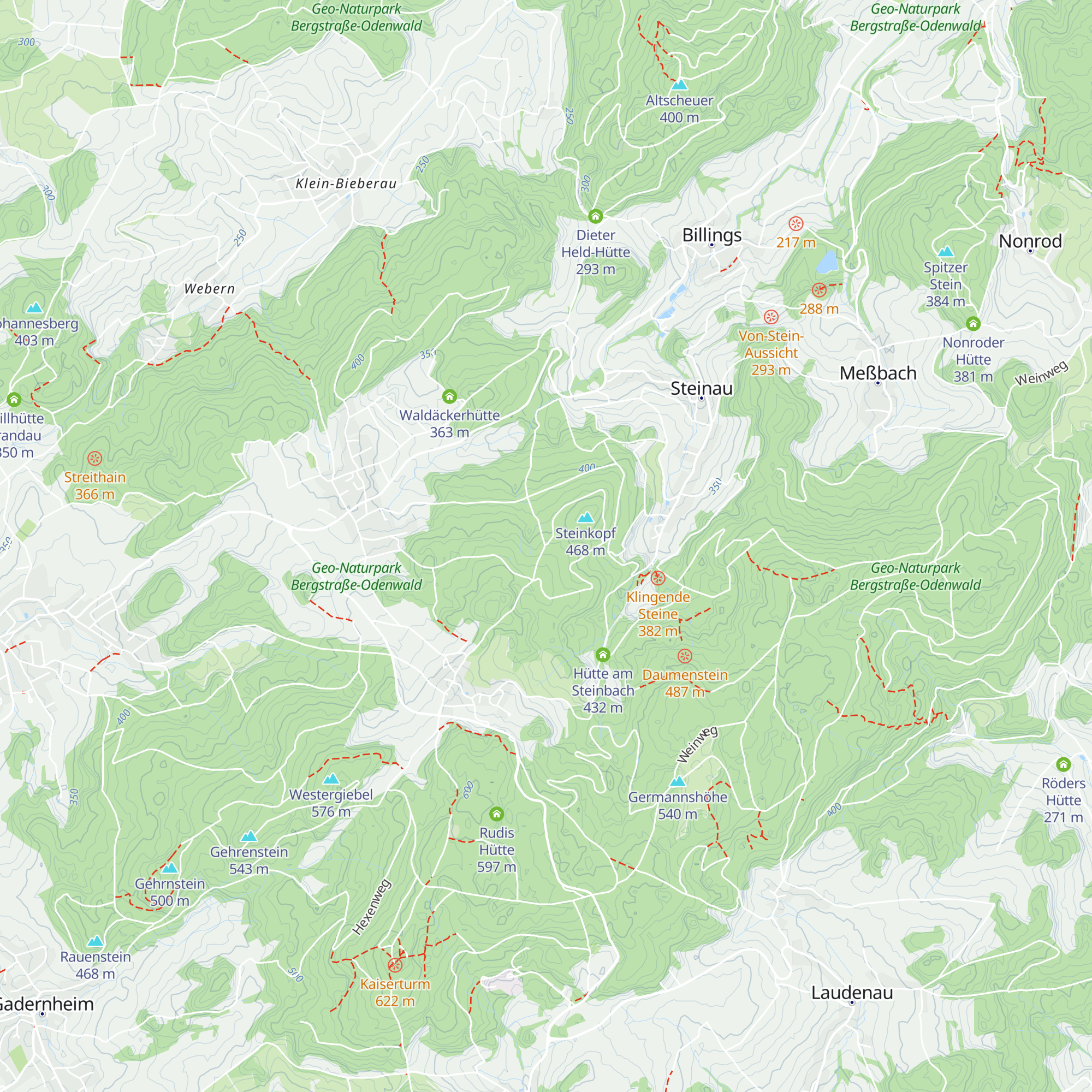 Steinkopf-Hütte map