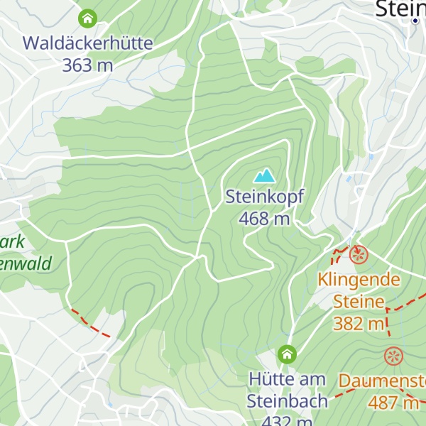 Map of Steinkopf-Hütte