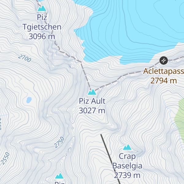 Map of Piz Ault