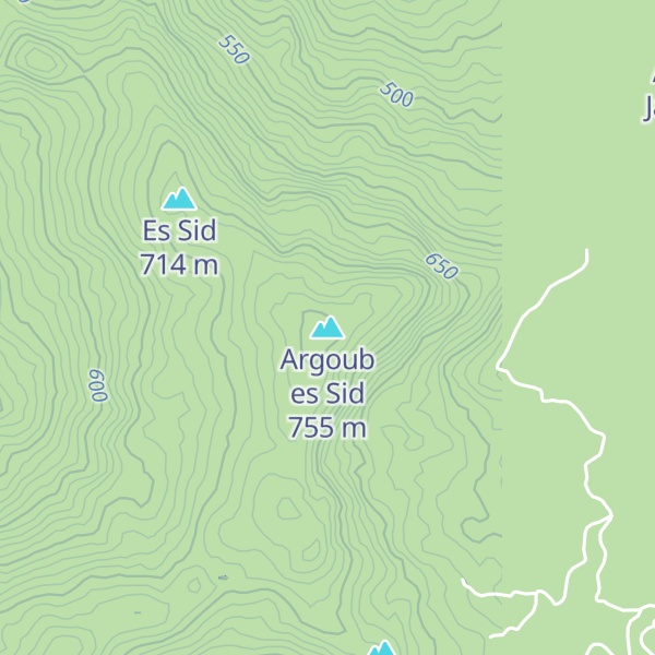 Map of Argoub es Sid
