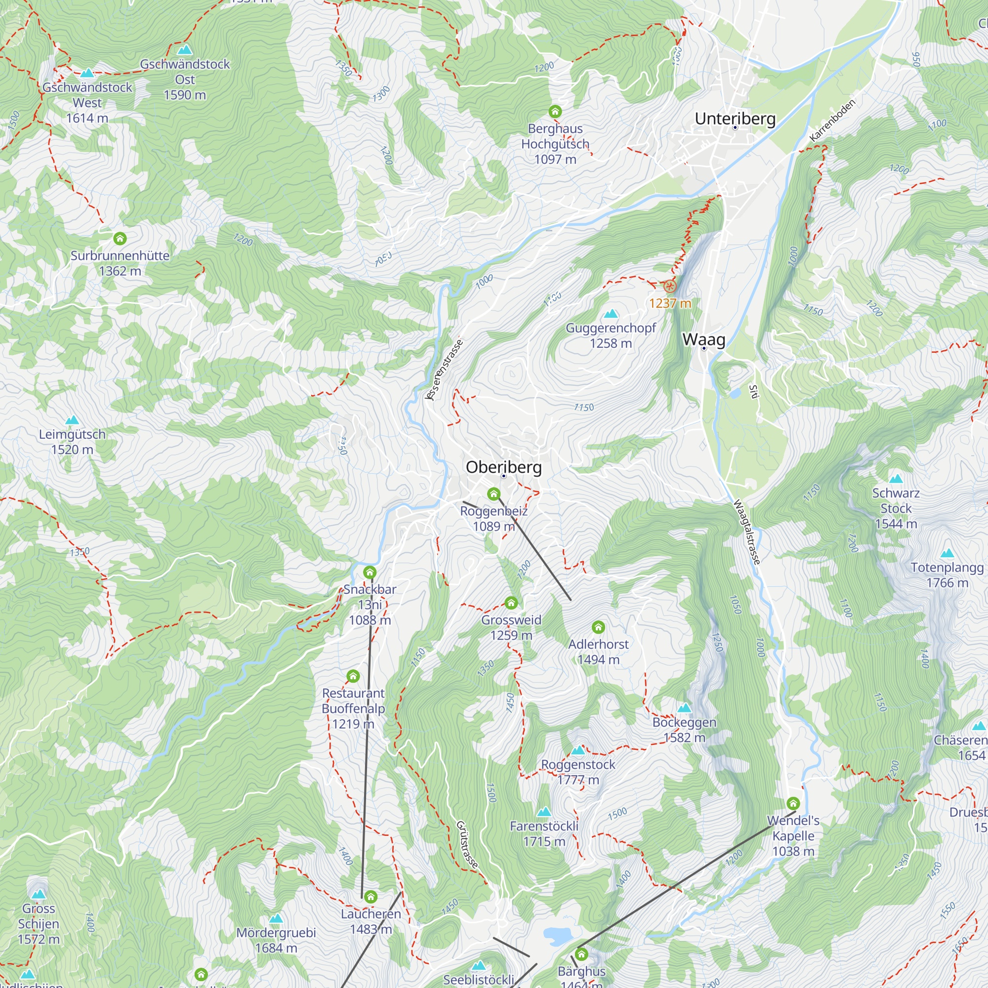 Roggenbeiz map