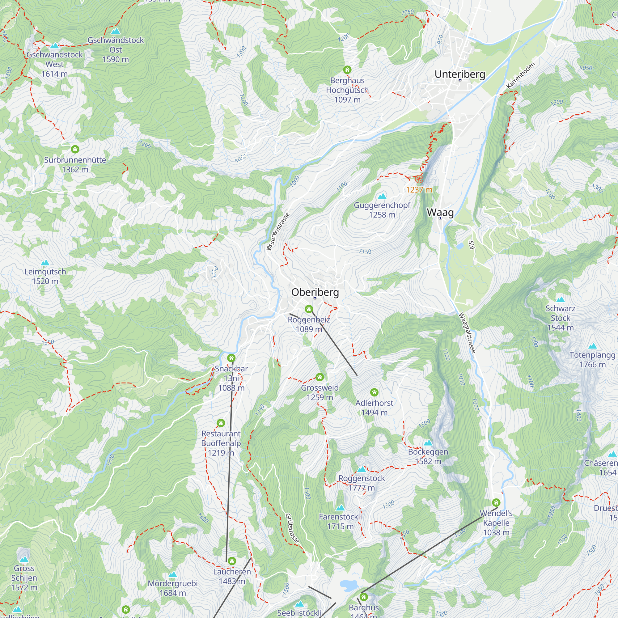 Roggenbeiz map