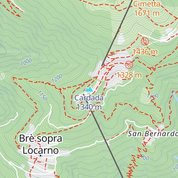 Map of Cardada