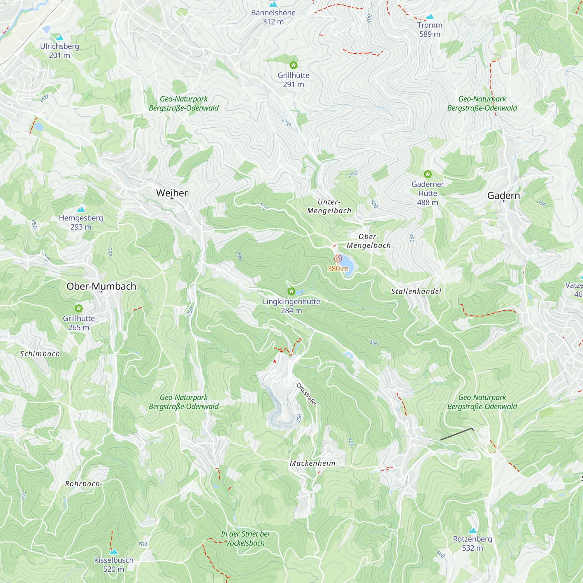 Lingklingenhütte map