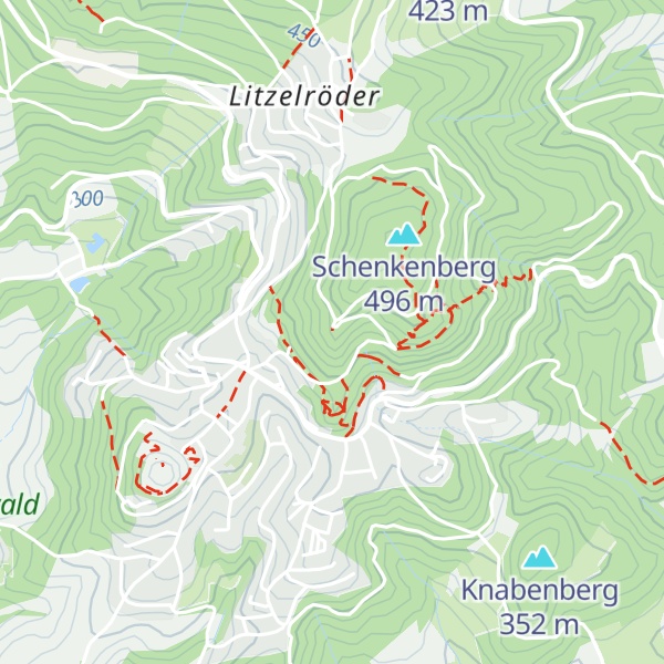Map of Schutzhütte Ludwigshöhe