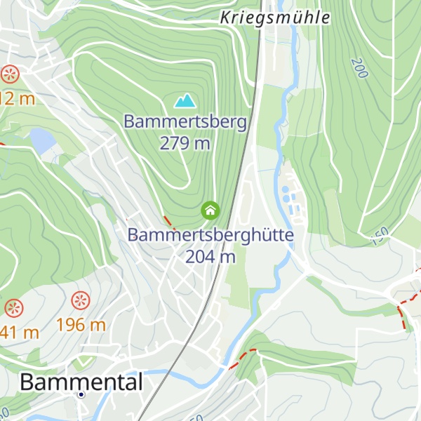Map of Bammertsberghütte