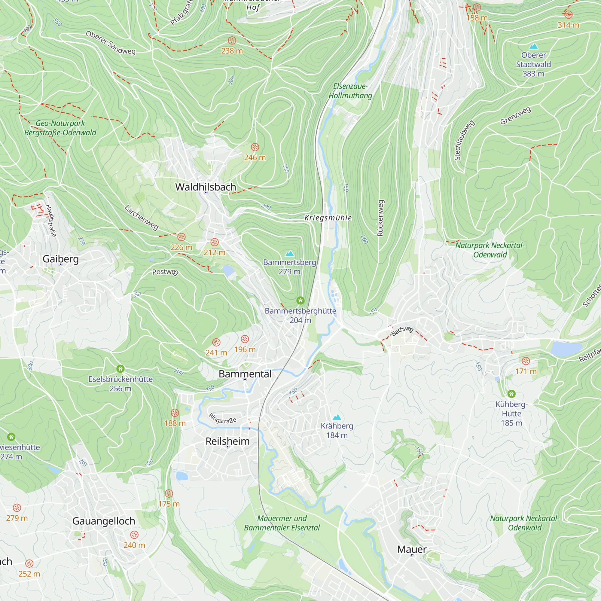 Bammertsberghütte map