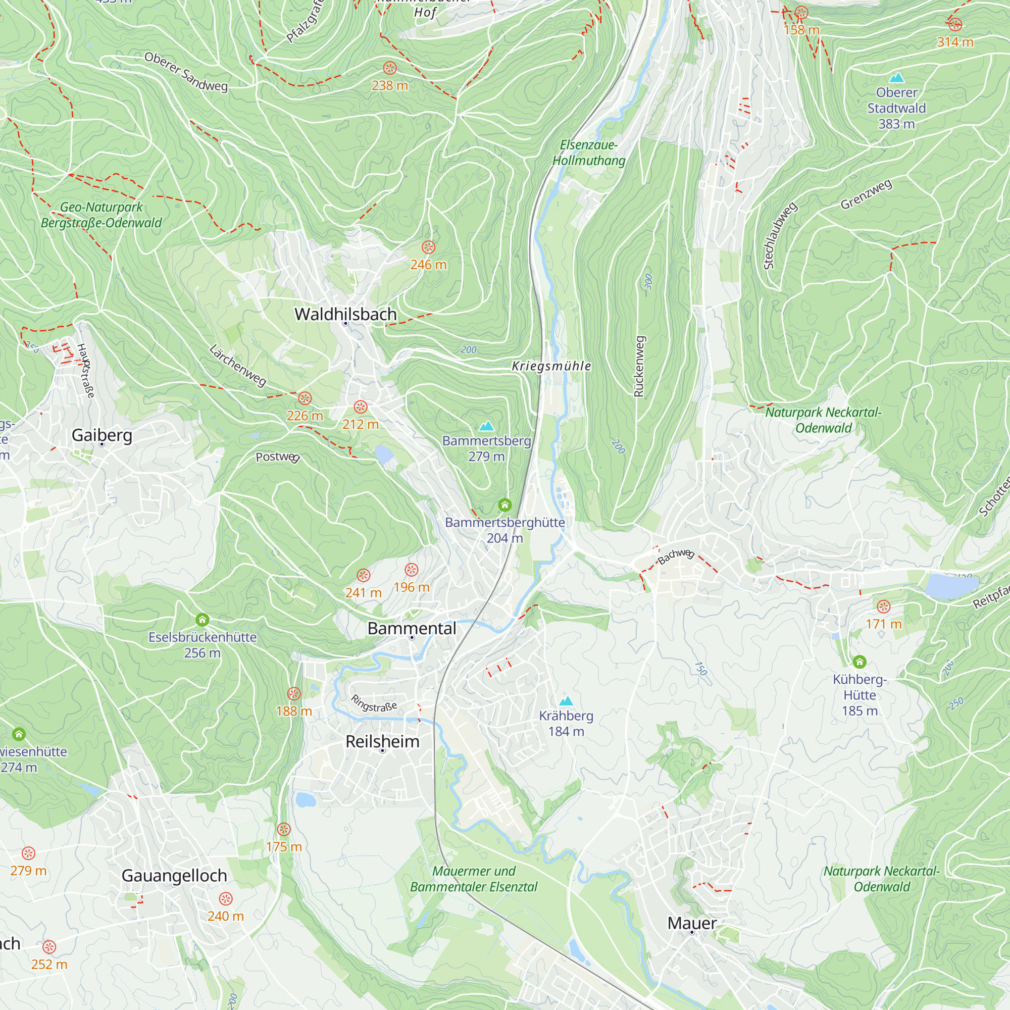 Bammertsberghütte map