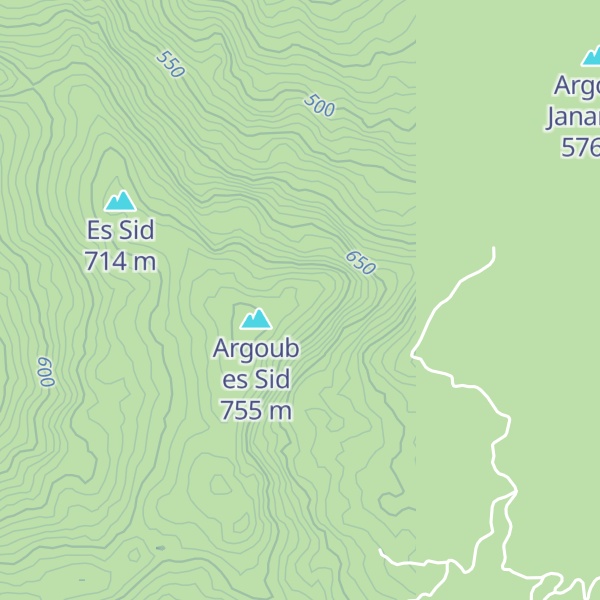 Map of Argoub Ali Bou Rezem