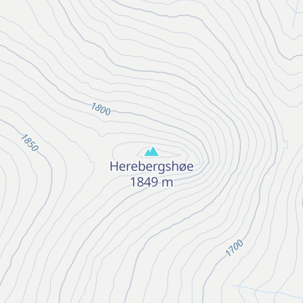 Map of Herebergshøe