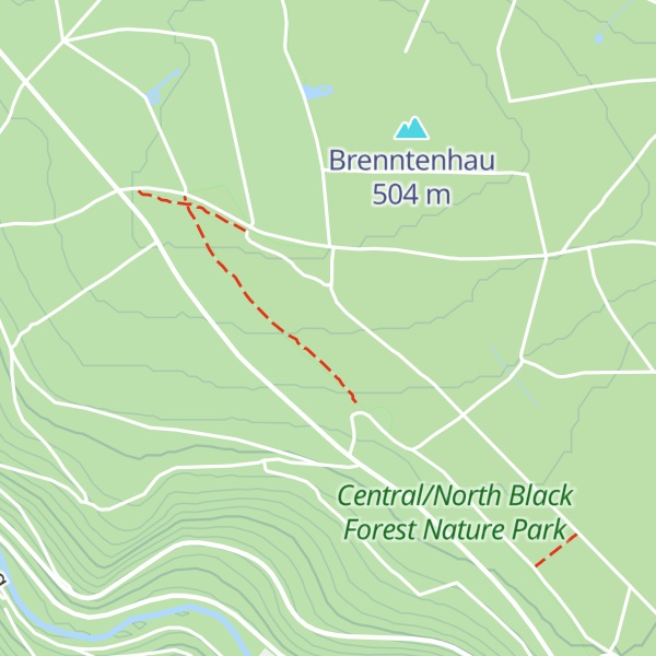 Map of Abtswaldhütte Distr.18 Abt.4 Forst-Bw