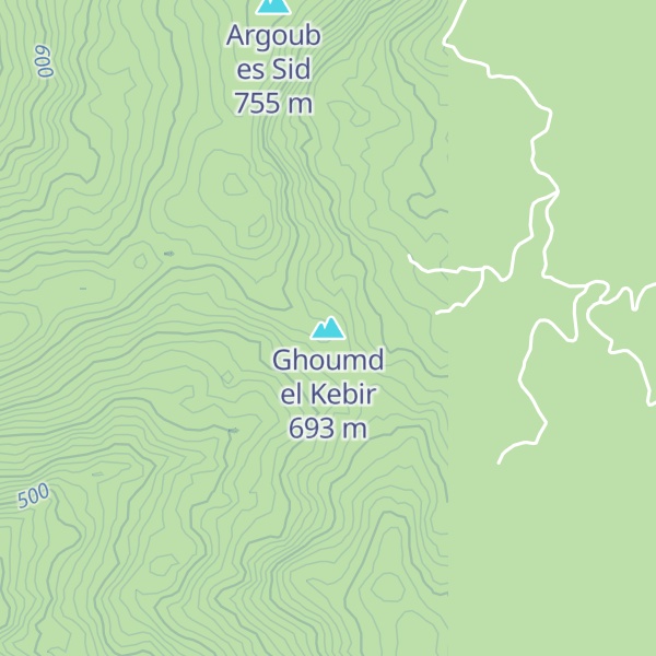 Map of Ghoumd el Kebir