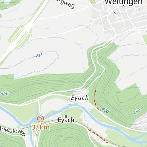Map of Weitinger Hütte