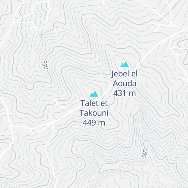 Map of Talet et Takouni