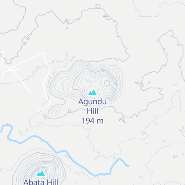 Map of Agundu Hill